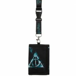 Bioworld Harry Potter The Deathly Hallows Lanyard Wallet Wallets