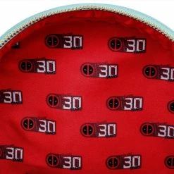 Pop By Loungefly Marvel Deadpool 30th Anniversary Unicorn Rainbow Mini Backpack Backpacks