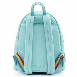 Pop By Loungefly Marvel Deadpool 30th Anniversary Unicorn Rainbow Mini Backpack Backpacks