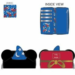 Wallets Loungefly Sorcerer Mickey Cosplay Wallet