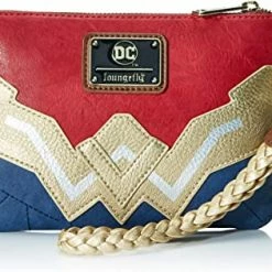 Loungefly Wonder Woman Faux Leather Wristlet Wallet