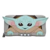 Circle Of Hope Boutique Loungefly Star Wars Mandalorian Baby Yoda In Crib Zip Around Wallet