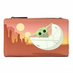 Loungefly The Mandalorian The Child Wait For Me Wallet