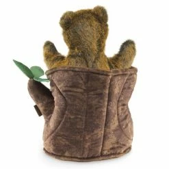 Folkmanis Puzzles, Games, & Toys Bear In Tree Stump Hand Puppet
