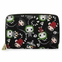 Wallets Pop! By Loungefly Beetlejuice All-Over-Print Ziparound Wallet