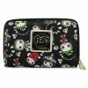 Wallets Pop! By Loungefly Beetlejuice All-Over-Print Ziparound Wallet