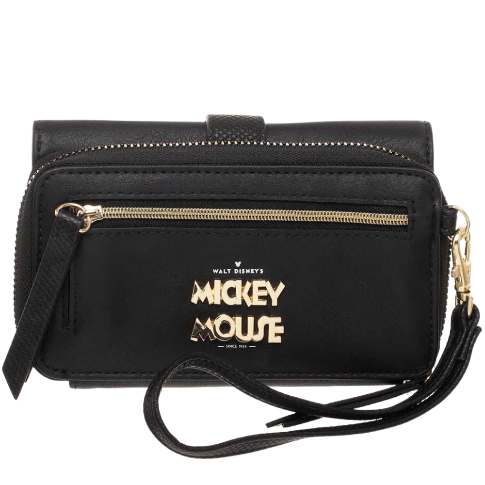 Bioworld Wallets Disney Mickey Mouse Gold Metal Charm Wristlet Wallet 4 Bioworld Wallets Disney Mickey Mouse Gold Metal Charm Wristlet Wallet