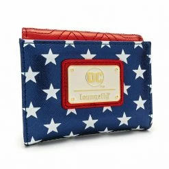 Circle Of Hope Boutique Wallets Loungefly DC Comics Wonder Woman Red White And Blue Flap Wallet
