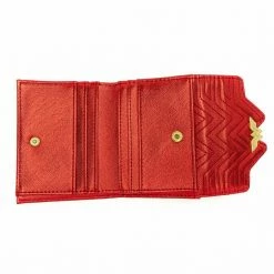 Circle Of Hope Boutique Wallets Loungefly DC Comics Wonder Woman Red White And Blue Flap Wallet