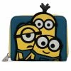 Loungefly Minions Triple Minion Bello Ziparound Wallet
