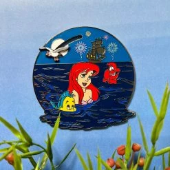 Loungefly The Little Mermaid Ariel Fireworks Moving Pin