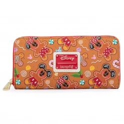 Loungefly Disney Gingerbread AOP Ziparound Wallet
