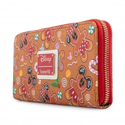 Loungefly Disney Gingerbread AOP Ziparound Wallet