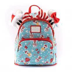 Backpacks Loungefly Disney Mickey Minnie Snowman AOP Mini Backpack Headband Set