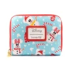 Loungefly Disney Mickey Minnie Snowman AOP Ziparound Wallet