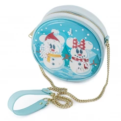 Totes & Bags Loungefly Disney Snowman Mickey Minnie Snow Globe Crossbody
