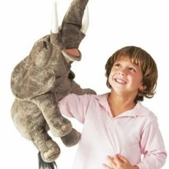 Folkmanis Elephant Hand Puppet Puzzles, Games, & Toys 9 Folkmanis Elephant Hand Puppet Puzzles, Games, & Toys