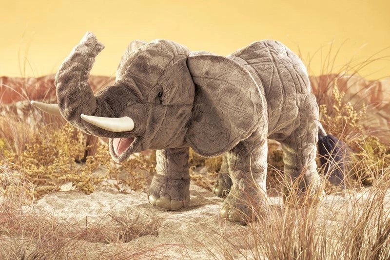 Folkmanis Elephant Hand Puppet Puzzles, Games, & Toys 4 Folkmanis Elephant Hand Puppet Puzzles, Games, & Toys