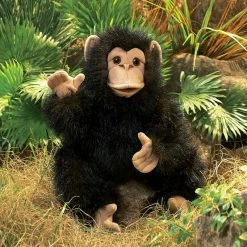 Folkmanis Puzzles, Games, & Toys Baby Chimpanzee Hand Puppet