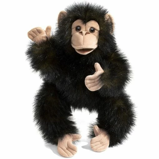 Folkmanis Puzzles, Games, & Toys Baby Chimpanzee Hand Puppet