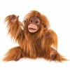 Folkmanis Baby Orangutan Hand Puppet Puzzles, Games, & Toys