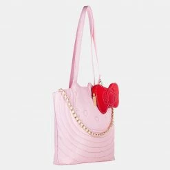 Totes & Bags Danielle Nicole Hello Kitty Pink Quilted Shoulder Bag