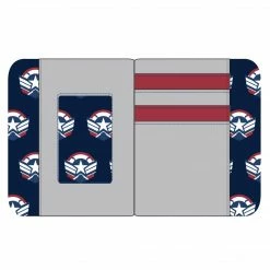Loungefly LF Marvel Falcon Captain America Cosplay Ziparound Wallet