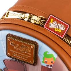 Loungefly WB Willy Wonka Charlie And The Chocolate Factory 50th Anniversary Mini Backpack
