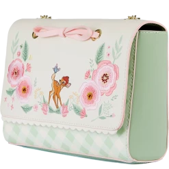 Loungefly Disney Bambi Springtime Gingham Crossbody Totes & Bags