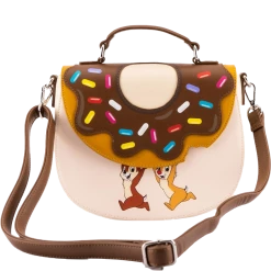 Loungefly Disney Chip And Dale Donut Snatchers Crossbody