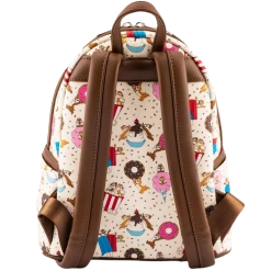 Loungefly Disney Chip And Dale Snackies All-Over-Print Mini Backpack Backpacks