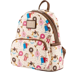 Loungefly Disney Chip And Dale Snackies All-Over-Print Mini Backpack Backpacks