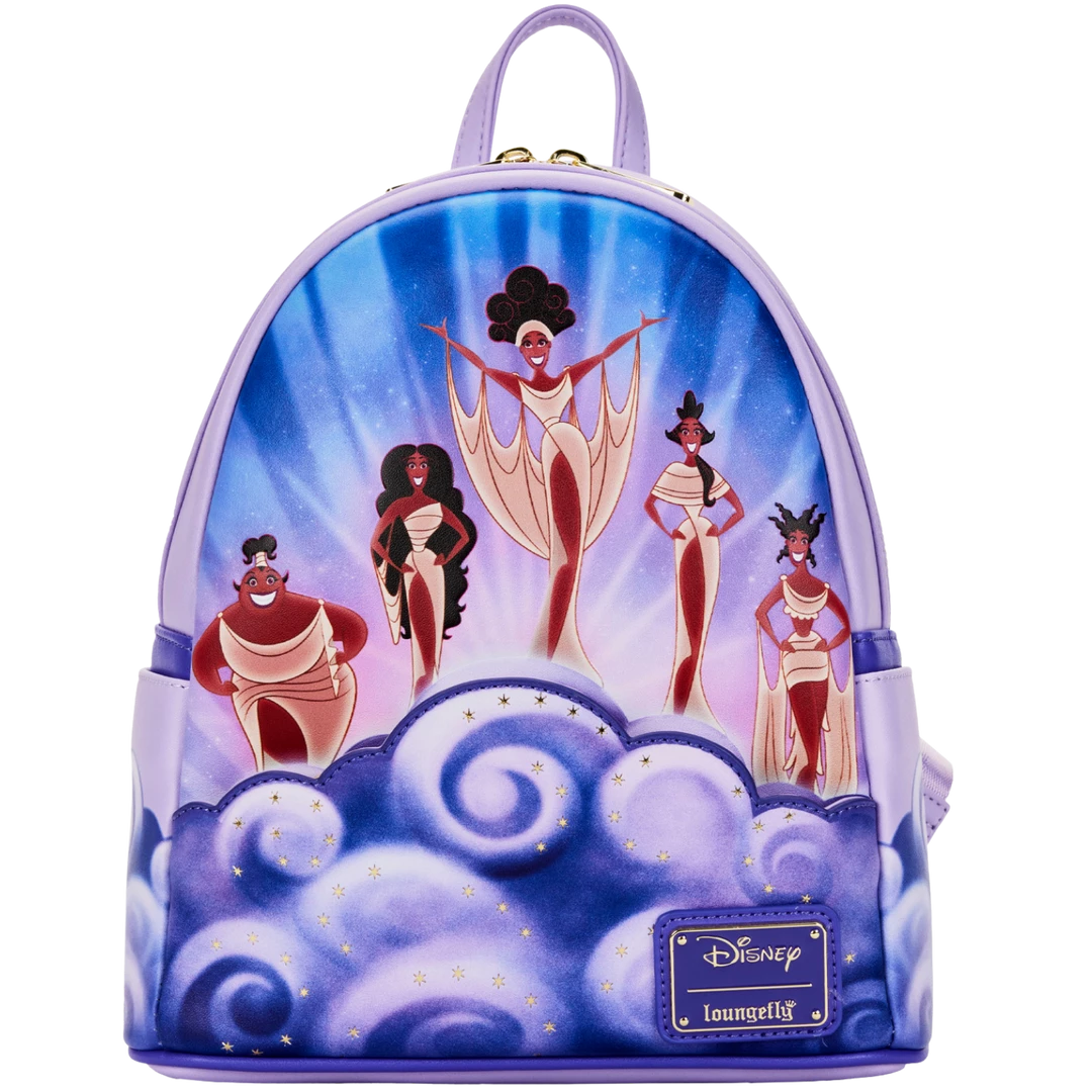Backpacks Loungefly Disney Hercules Muses Clouds Mini Backpack 3 Backpacks Loungefly Disney Hercules Muses Clouds Mini Backpack