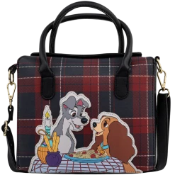 Loungefly Disney Lady And The Tramp Plaid Crossbody Bag (Exclusive)