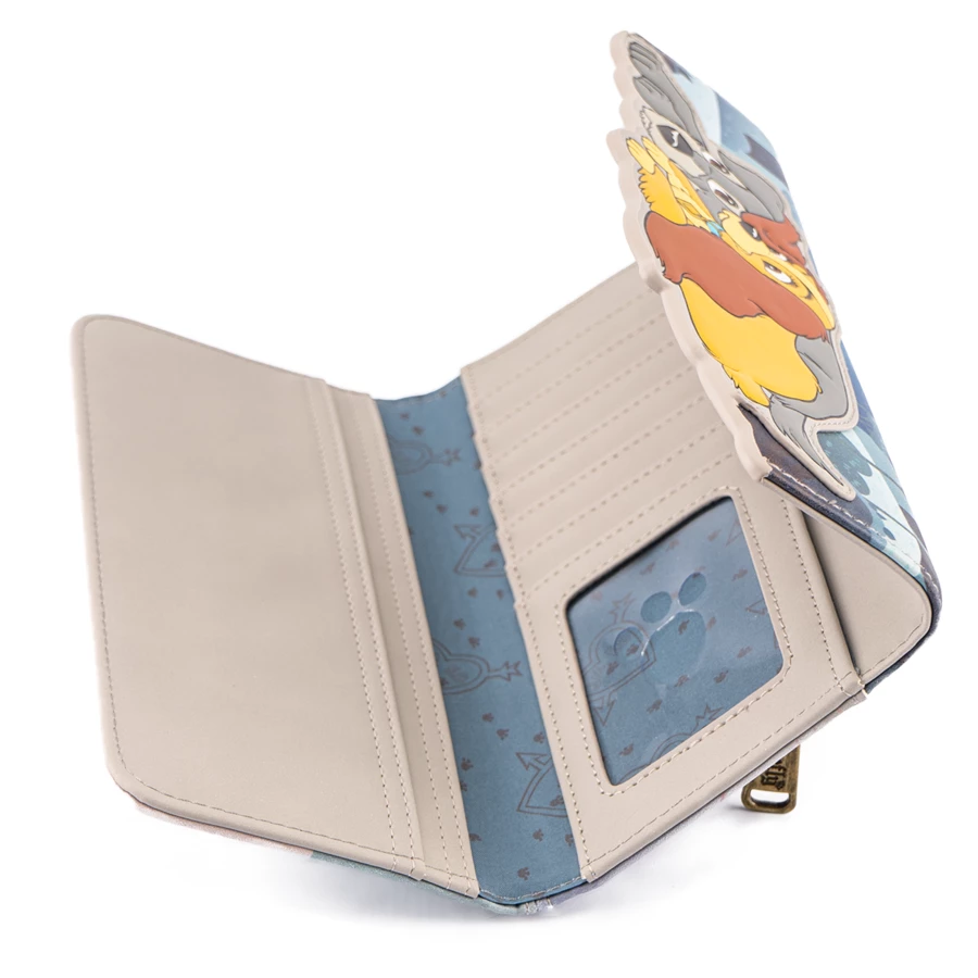 Loungefly Disney Lady And The Tramp Wet Cement Flap Wallet 7 Loungefly Disney Lady And The Tramp Wet Cement Flap Wallet