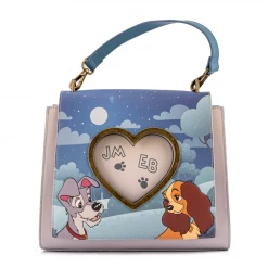 Loungefly Disney Lady And The Tramp Wet Cement Crossbody Totes & Bags