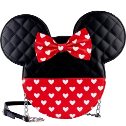 Totes & Bags Loungefly Disney Mickey And Minnie Valentines Reversible Crossbody