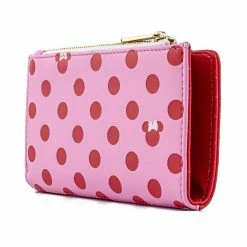 Circle Of Hope Boutique Loungefly Disney Minnie Mouse Pink Polka Dot Wallet