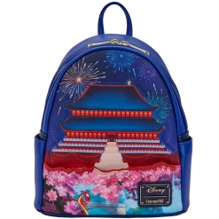 Loungefly Disney Mulan Castle Light Up Mini Backpack Backpacks