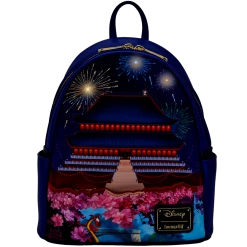 Loungefly Disney Mulan Castle Light Up Mini Backpack Backpacks