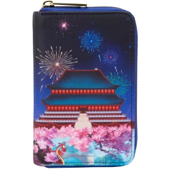 Loungefly Disney Mulan Castle Ziparound Wallet