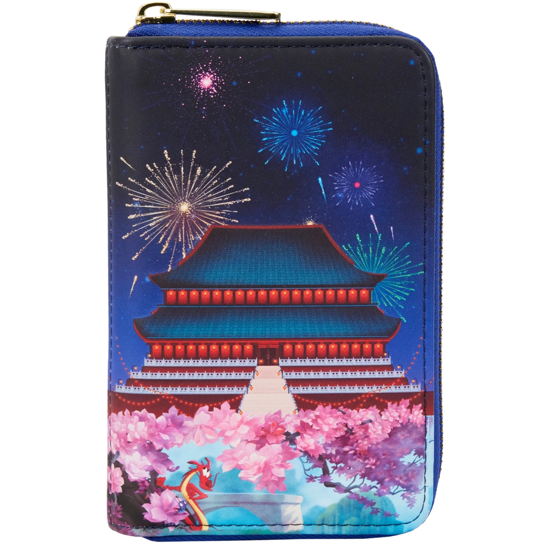 Loungefly Disney Mulan Castle Ziparound Wallet 3 Loungefly Disney Mulan Castle Ziparound Wallet