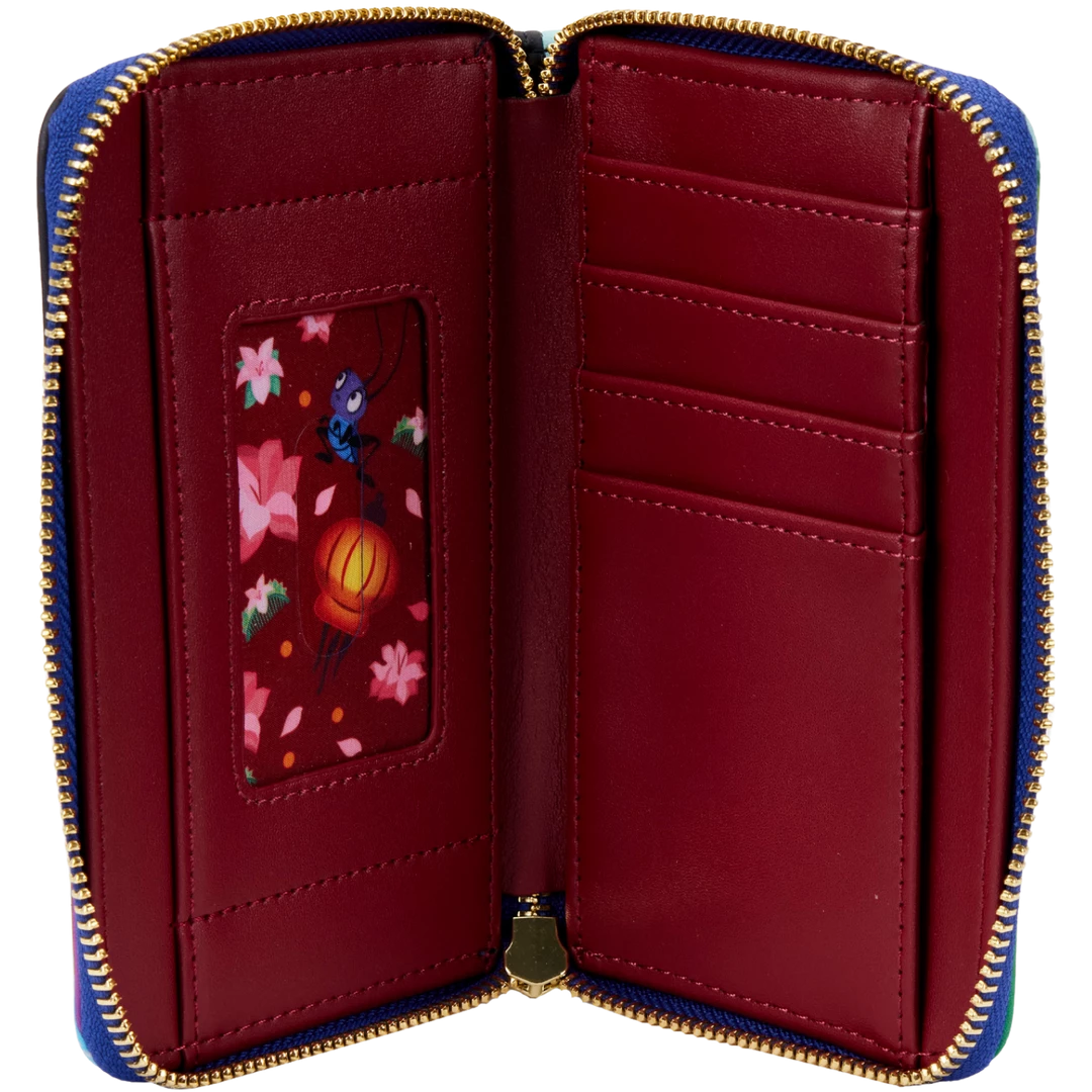 Loungefly Disney Mulan Castle Ziparound Wallet 5 Loungefly Disney Mulan Castle Ziparound Wallet