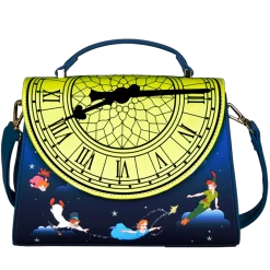 Totes & Bags Loungefly Disney Peter Pan Glow Clock Crossbody