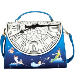 Totes & Bags Loungefly Disney Peter Pan Glow Clock Crossbody