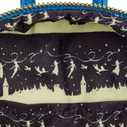 Loungefly Disney Peter Pan Glow Clock Mini Backpack