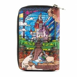 Loungefly Disney Princess Castle Series Belle Ziparound Wallet Wallets