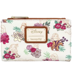 Wallets Loungefly Disney Princesses Floral Faux Leather Wallet