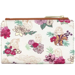 Wallets Loungefly Disney Princesses Floral Faux Leather Wallet