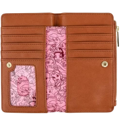 Wallets Loungefly Disney Princesses Floral Faux Leather Wallet